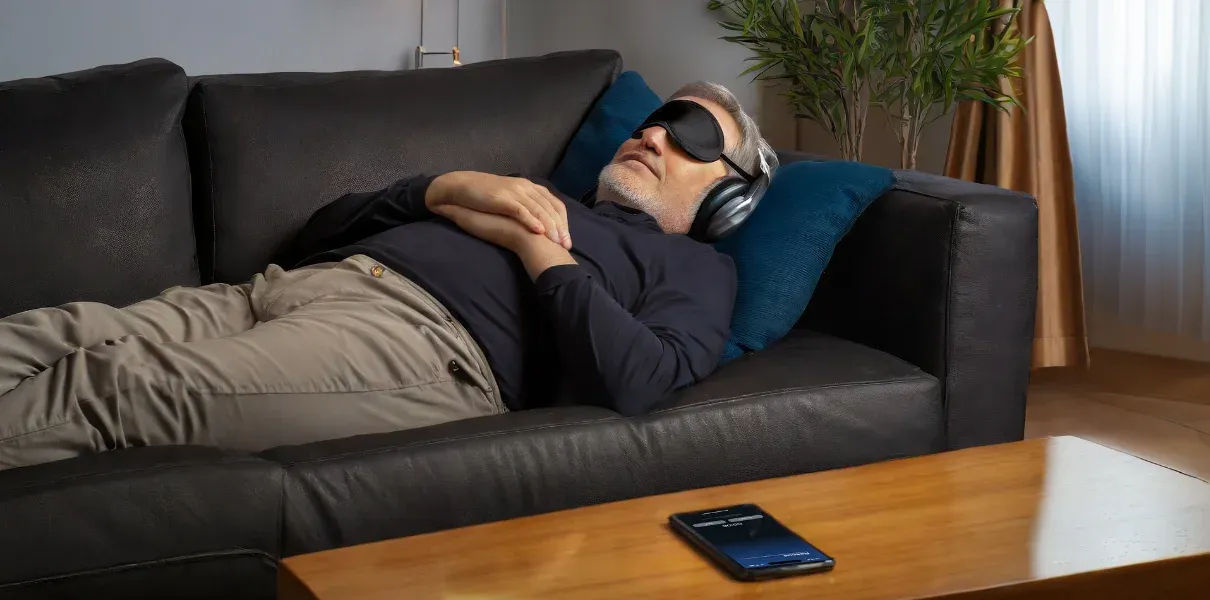 Althete sleeping with NuCalm