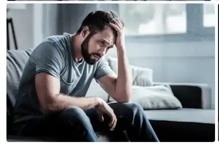 Person feeling stressed and anxious