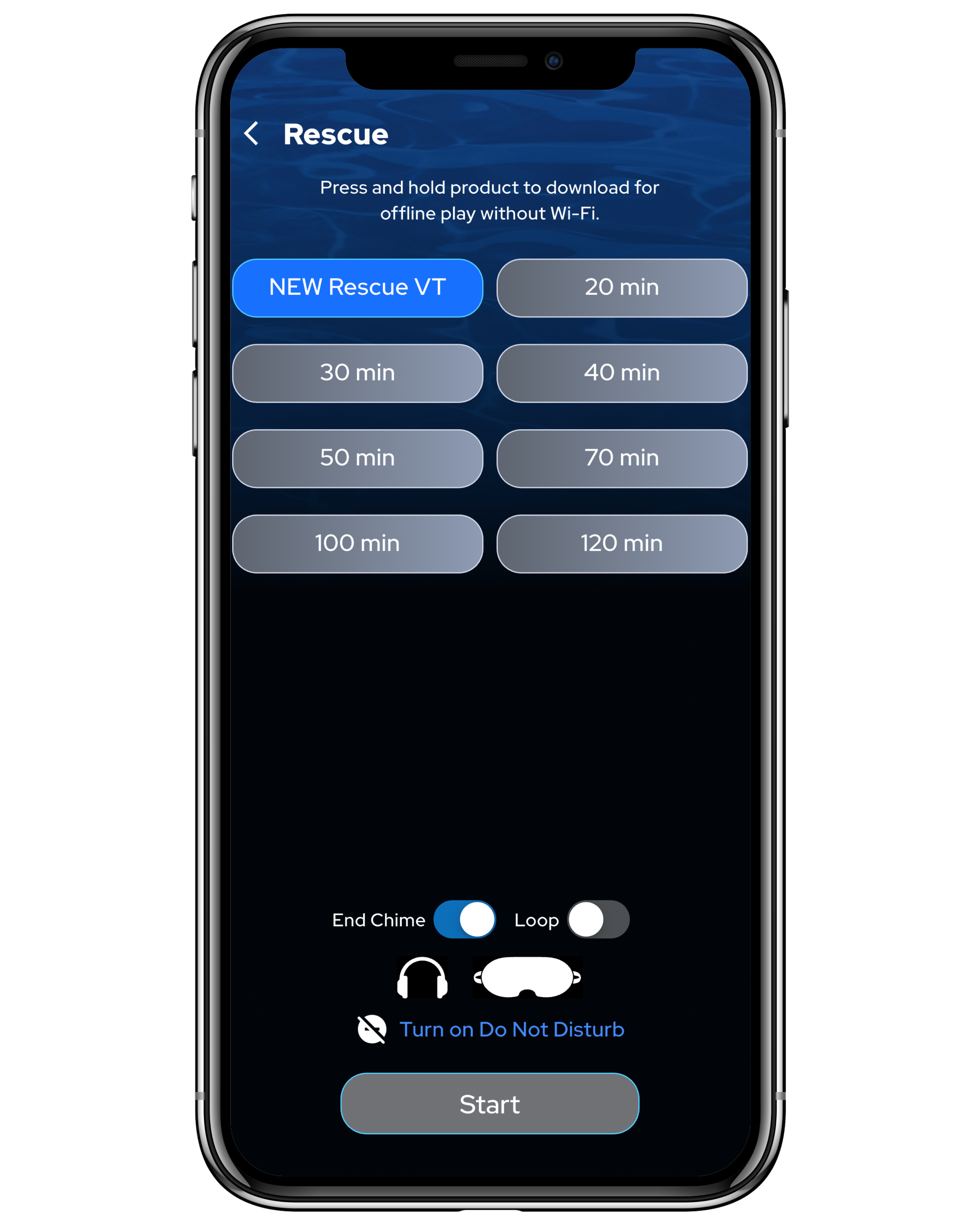 Rescue App Screen