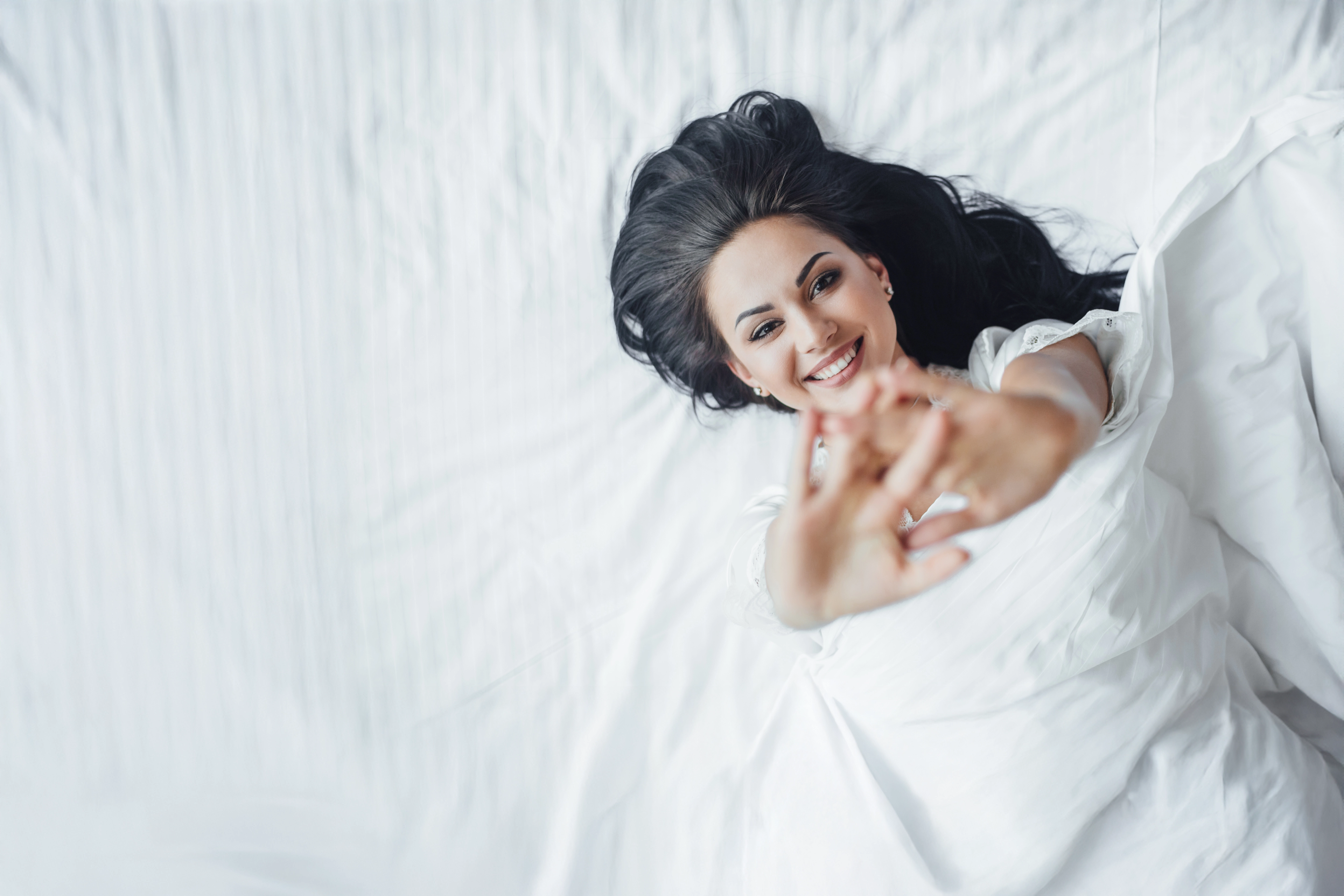 Woman sleeping peacefully